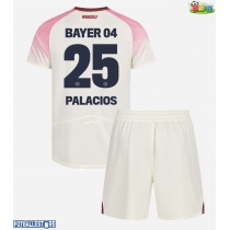 Bayer Leverkusen Exequiel Palacios #25 Bortedraktsett Barn 2025-26 Kortermet (+ Korte bukser)